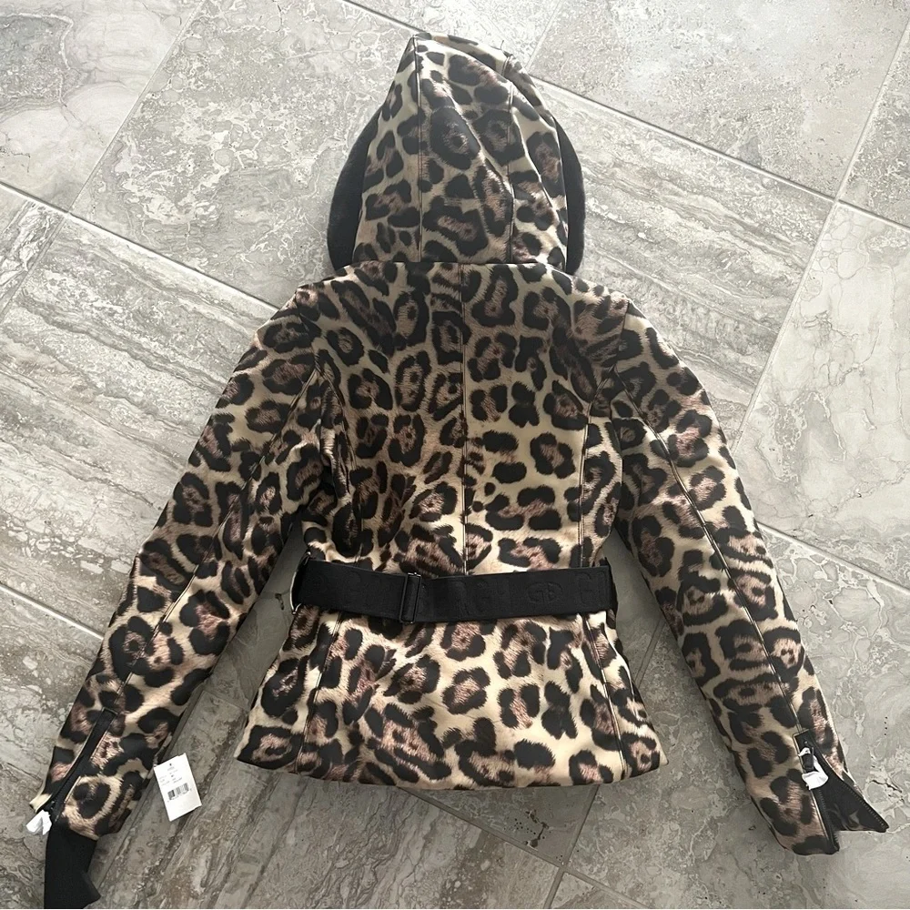 Goldbergh x Revolve Women’s Hooded Fierce Winter Jacket, Brown, US 10 - Picture 11 of 15
